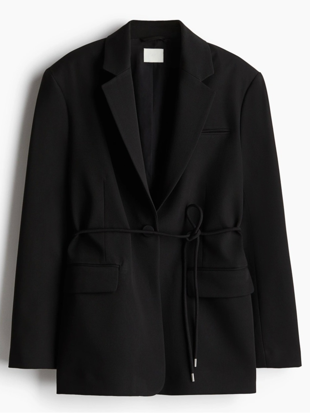 H&M Black Belted Women's Blazer